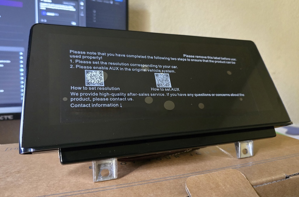 Wireless Android Auto/Car Play Pantalla Touch